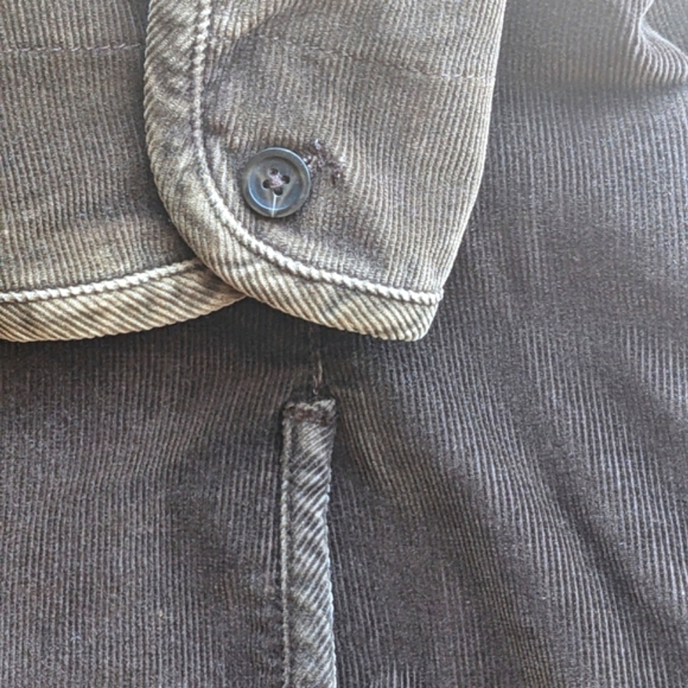 GAP Blazer Corduroy Stretch Brown Jacket - Picture 7 of 8